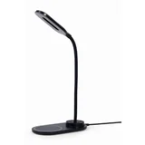 TA-WPC10-LED-01 Black LED Stona lampa + QI bezicni punjac max10W