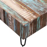  Stolić za kavu od masivnog obnovljenog drva 100 x 50 x 38 cm | shoptok.hr