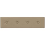  Zidna uzglavlja 12 pcs Boja cappuccina 60 x 15 cm Lažna koža - Boja cappuccina 60 x 15 cm | shoptok.hr