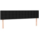  Uzglavlje crno 160x5x78/88 cm od tkanine | shoptok.hr
