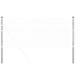  Stup za ogradu 12 pcs Srebrno 70 cm Čelik s praškastim premazom | shoptok.hr