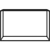 Maison Chic konzolna miza - miza ob steni črna 120x35x75 cm kaljeno steklo, (21785902) Cene