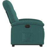 vidaXL Električni naslonjač na podizanje tkanina tamnozeleni | shoptok.hr