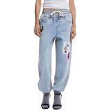 Desigual Jeans boyfriend DENIM_MINNIE 25SWDD72 Modra cene