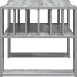  Klubska miza Siva Sonoma 66 x 49,5 x 45 cm Konstruiran les, (5000120351) | Shoptok.si