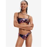 Desigual Black Womens Patterned Swimwear Bottoms Playa I - Women Cene'.'