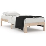 The Living Store Posteljni okvir trden les 75x190 cm - Posteljni Okvir, (21529234) | Shoptok.si