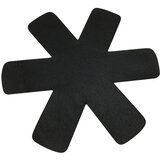 INF Komplet podstavkov za lončke - 6-delni komplet nedrsečih toplotno odpornih podstavkov Black, (21685392) | Shoptok.si