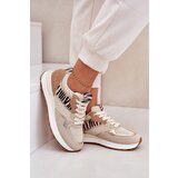 Boto Women's Sports Shoes On Platform Zebra Beige Davinara | Shoptok.si