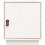  Nočna omarica 2 kosa bela 40x34x45 cm trdna borovina, (20732790) | Shoptok.si