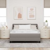  s opruga kutije Sivo-smeđa 140 x 200 cm tkanina | shoptok.hr
