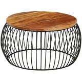  Stolić za kavu Ø 68 cm od masivnog obnovljenog drva | shoptok.hr