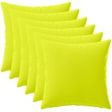  Presvlaka za jastuk 6 pcs HEERLEN Svijetlo zelena. 40 x 40 cm | shoptok.hr