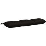  Jastučić za klupu VIANEN 100% poliester Crna 120 x 30 x 12 cm Slike