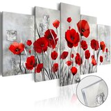  Slika na akrilnom staklu - Scarlet Cloud [Glass] 200x100 | shoptok.hr