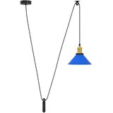 VISILICA podesiva po visini E27 sjaj tamnoplava Ø 22 cm metal | Eponuda.com