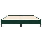 Box Spring krevet bez madraca tamnozeleni 140x210 cm baršun | Eponuda.ba