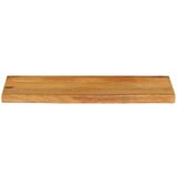 Stolna Mizna plošča z naravnim robom 80x20x3,8 cm trden mangov les, (21410607) | Shoptok.si