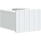  Stenski nočni omarici Bela 33 x 34,5 x 24 cm Inženirski les, (5000298607) | Shoptok.si