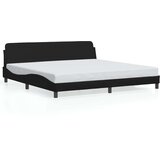  Okvir za krevet Dover crni 200x200 cm od umjetne kože | shoptok.hr
