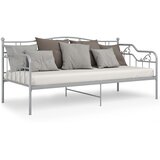  Okvir za krevet na razvlačenje sivi metalni 90 x 200 cm | shoptok.hr