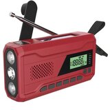  Retoo ER1283 prijenosni radio s dinamo ručicom, solarnim panelom, LED svjetiljkom i powerbankom | shoptok.hr