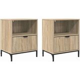 vidaXL Noćni ormarići s ladicama 2 pcs sonoma hrast 49 x 36 x 61 cm | shoptok.hr