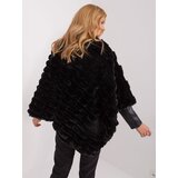 Wool Fashion Italia Poncho-AT-PN-2347.16-black | Shoptok.si
