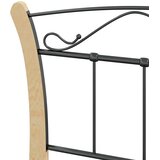  Okvir za krevet crni metalni 90 x 200 cm | shoptok.hr