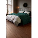 JUNA Temno zelena enojna posteljnina iz bombažnega perkala 140x200 cm Christmas Fable – | Shoptok.si
