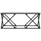  Stolić za kavu boja sivog hrasta 100x49x40 cm konstruirano drvo | shoptok.hr