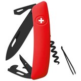 Swiza džepni nož 95mm - crvena/crna | ePonuda.com