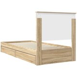  Krevet s od storage Sonoma hrast 90 x 200 cm Konstruirano drvo | shoptok.hr
