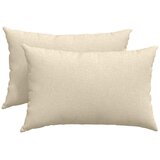  Jastučići za sofu 2 pcs Krema 60 x 40 cm tkanina | Eponuda.com