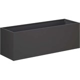  Vrtna saksija Crna 60 x 20 x 20 cm Čelična vrata | shoptok.hr