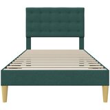  Krevetna konstrukcija Tamnozelena 80 x 200 cm Tkanina | Eponuda.com
