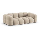 Cosmopolitan Design Bež žametna sedežna garnitura 250 cm Loretto – | Shoptok.si