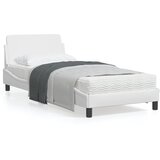 vidaXL Okvir za krevet s uzglavljem bijela 90x200 cm od umjetne kože | shoptok.hr