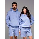 Ombre Unisex sweatshirt with hood and pockets - lavender Cene