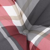  Jastuk za palete crveni karirani 80 x 80 x 12 cm od tkanine | shoptok.hr