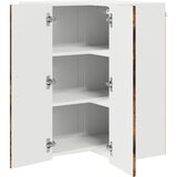  Zidni kutni ormar Dimljeni hrast 57 x 57 x 80 cm | shoptok.hr
