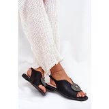 S. BARSKI Shiny Women's Sandals With Decorative Detail S.Barski | Shoptok.si