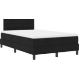  s opruga kutije s uzglavljem Crna 120 x 200 cm tkanina | shoptok.hr