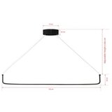 Opviq luster tadpole black yellow light