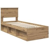  Okvir za krevet Umjetnička hrastovina 75 x 190 cm | shoptok.hr