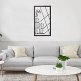 Atelier Del Sofa zidna dekoracija Happy Place, 35x55 cm 2 mm, Crna Cene