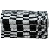  Set ručnika od 50 komada crno-bijeli pamučni | shoptok.hr