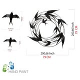 WALLXPERT dekorativni metalni pribor migration 1 | ePonuda.com