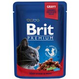 Brit Premium Cat Adult s govedinom i graškom u umaku, 100 g | shoptok.hr