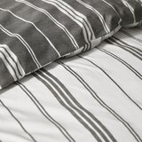 Catherine Lansfield Črno-bela enojna posteljnina 135x200 cm Harbour Stripe – | Shoptok.si